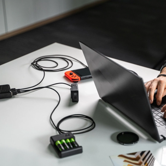 Green Cell Kabel PowerStream USB-A–USB-C 120 cm zielony