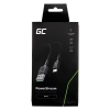 Green Cell Kabel PowerStream USB-A–USB-C 30 cm zielony