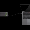 Green Cell Kabel PowerStream USB-C–USB-C 60 W 30 cm zielony