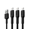 Zestaw 3 kabli Green Cell GC Ray USB-A–Lightning 200 cm LED – produkt w dokładnym wariancie wskazanym kodem KABGCSET06,