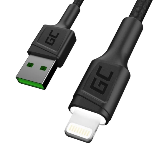 Green Cell Zestaw 3 kabli GC Ray USB-A–Lightning 200 cm LED