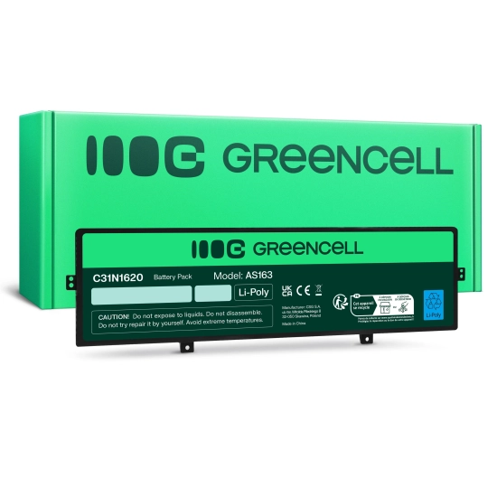 Bateria Green Cell AS163 do Asus ZenBook UX430 UX430U UX430UA UX430UN UX430UQ