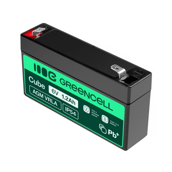 Green Cell Akumulator AGM AGM52 6 V 1,2 Ah