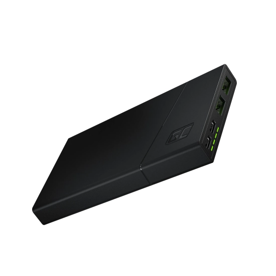 Powerbank Green Cell PowerPlay10S PBGC02S 10000 mAh 18W czarny – zdjęcie główne dokładnego wariantu produktu.