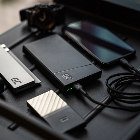 Green Cell Powerbank PowerPlay10S PBGC02S 10000 mAh 18 W czarny