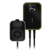 Czarny wallbox Green Cell GC EV PowerBox EV15RFID 22 kW z gniazdem Type 2.
