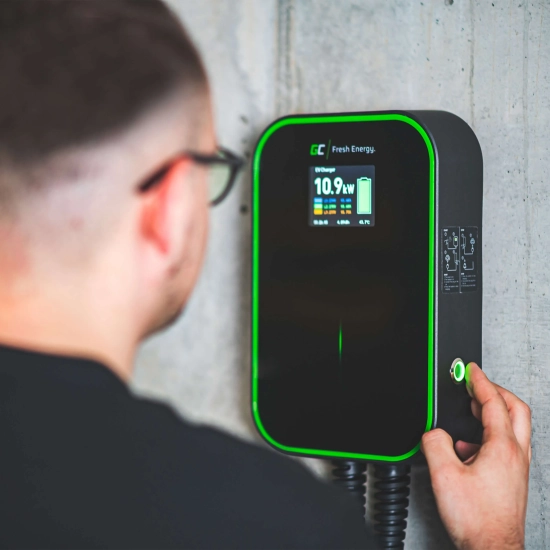 Green Cell Wallbox GC EV PowerBox EV15RFID 22 kW Type 2