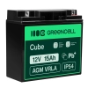 Akumulator Green Cell AGM53, wariant AGM VRLA 12 V 15 Ah, złącze M5 (F3).