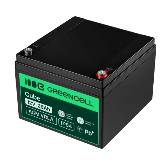 Green Cell Akumulator AGM55 12 V 28 Ah AGM