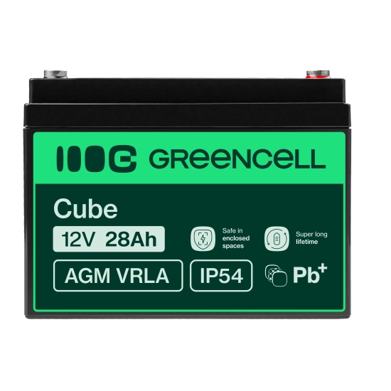 Green Cell Akumulator AGM55 12 V 28 Ah AGM