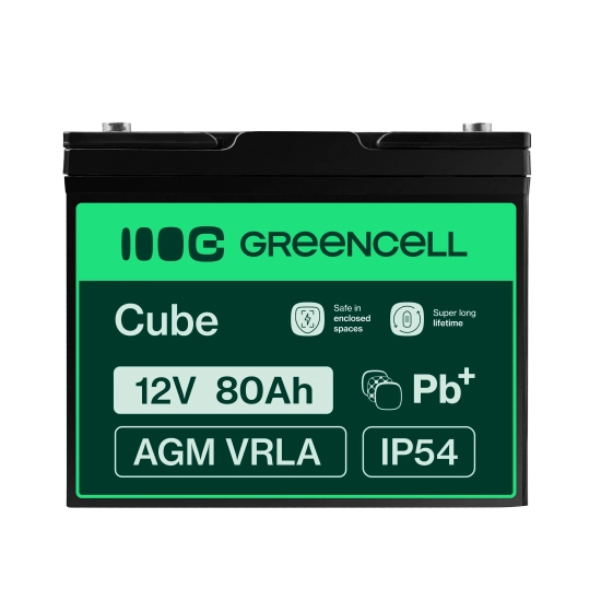 Green Cell Akumulator AGM57 12 V 80 Ah AGM