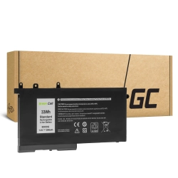 Czarna bateria laptopowa Green Cell DE146V2, wariant 2900 mAh i 11,4 V, widok produktu.