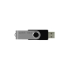 Pendrive Goodram UTS2 128 GB (UTS2-1280K0R11), wariant czarny, obrotowa osłona.