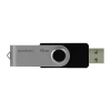 Pendrive Goodram UTS2 16 GB w kolorze czarno-srebrny, wariant z USB-A.