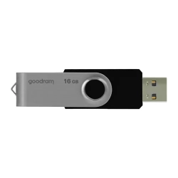 Pendrive Goodram UTS2 16 GB w kolorze czarno-srebrny, wariant z USB-A.