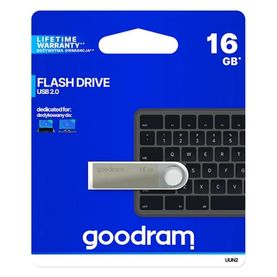 Goodram Pendrive UUN2 16 GB USB 2.0 UUN2-0160S0R11
