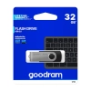 Pendrive GOODRAM USB 2.0, 32 GB, UTS2, czarny, USB A, z obrotową osłoną