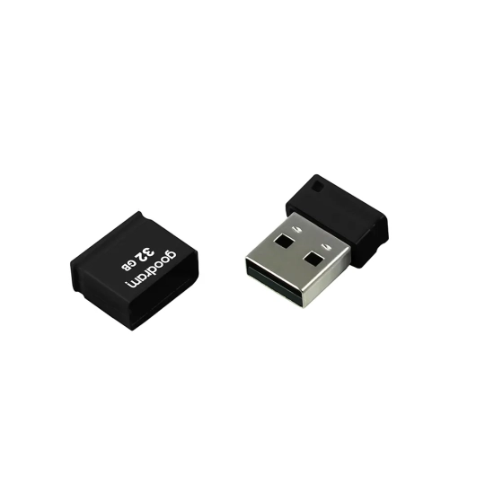 Pendrive Goodram UPI2 Piccolo 32 GB w kolorze czarny, wariant z USB-A.