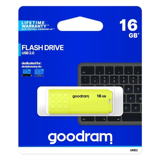Goodram Pendrive UME2 16 GB USB-A UME2-0160Y0R11