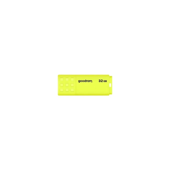Pendrive Goodram UME2 32 GB żółty, model UME2-0320Y0R11, złącze USB-A.