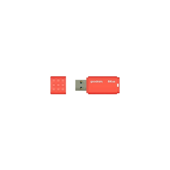 Pendrive GOODRAM USB 3.0, 64 GB, UME3, pomarańczowy, UME3-0640O0R11, USB A