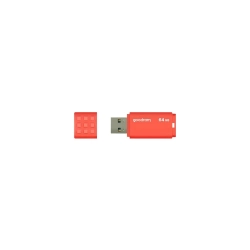 Pendrive Goodram UME3 128 GB pomarańczowy, model UME3-1280O0R11, złącze USB-A.