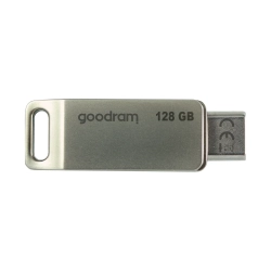 Pendrive GOODRAM ODA3 128 GB, MPN ODA3-1280S0R11, złącze USB-A / USB-C, kolor srebrny.