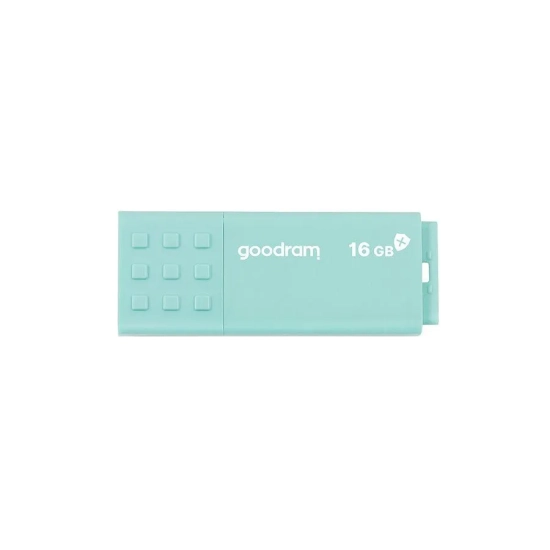 Pendrive Goodram UME3 Care 16 GB (UME3-0160CRR11), zdejmowana zaślepka.