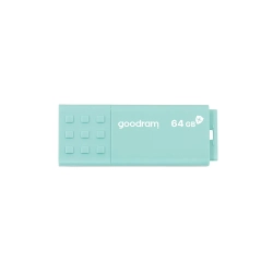 Pendrive Goodram UME3 CARE 64 GB turkusowy, model UME3-0640CRR11, złącze USB-A.