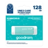 Pendrive GOODRAM UME3 CARE 128 GB w kolorze zielony, ze złączem USB-A.