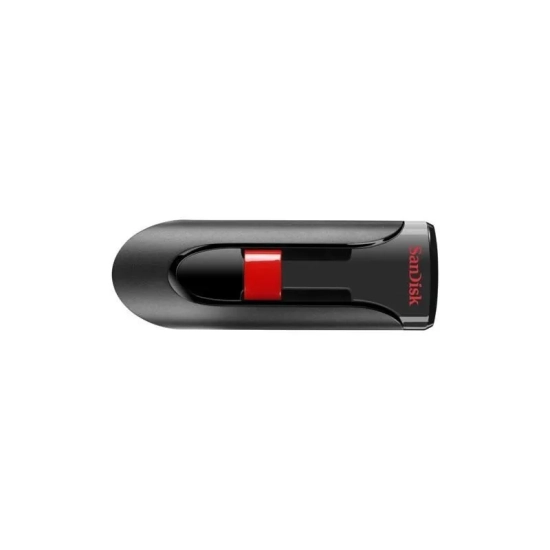 SanDisk Cruzer Glide 64 GB SDCZ60-064G-B35 – pendrive USB-A z wysuwanym złączem w kompaktowej obudowie.
