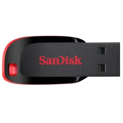 Pendrive SanDisk Cruzer Blade 64 GB (SDCZ50-064G-B35), stałe złącze.