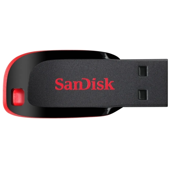 Pendrive SanDisk Cruzer Blade 64 GB (SDCZ50-064G-B35), stałe złącze.