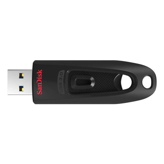 Pendrive SanDisk Ultra 64 GB (SDCZ48-064G-U46), zdejmowana zaślepka.