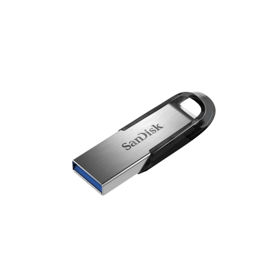 Pendrive SanDisk Ultra Flair 16 GB SDCZ73-016G-G46 w kompaktowej metalowej obudowie ze złączem USB-A.