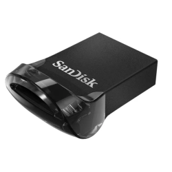 Pendrive SanDisk Ultra Fit 256 GB (SDCZ430-256G-G46), niskoprofilowe stałe złącze.