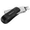 Pendrive SanDisk iXpand Flash Drive Go 64 GB (SDIX60N-064G-GN6NN), z konstrukcją złącza: obrotowa obudowa.