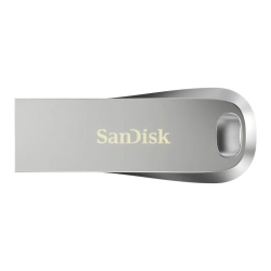 Pendrive SanDisk Ultra Luxe 32 GB w kolorze srebrny, wariant z USB-A.