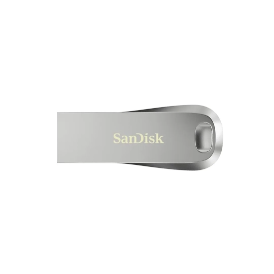 Pendrive SanDisk Ultra Luxe 512 GB, MPN SDCZ74-512G-G46, złącze USB-A, kolor srebrny.