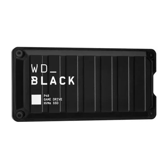 Przenośny dysk SSD SanDisk WD_BLACK P40 2 TB, model WDBAWY0020BBK-WESN, kolor czarny.