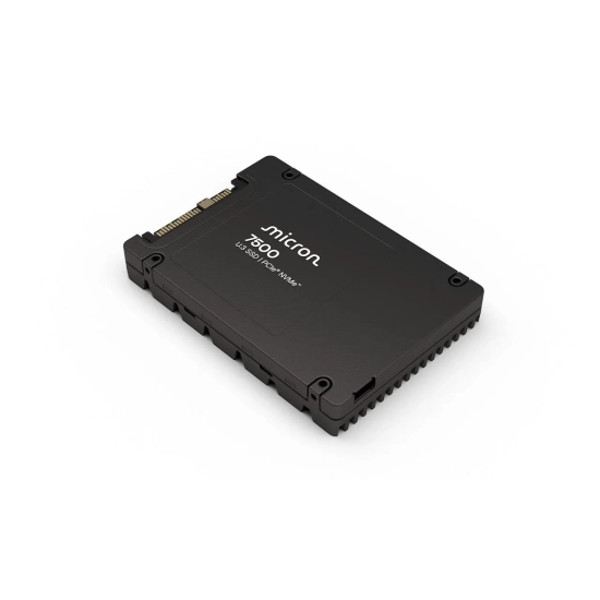 Dysk SSD Micron 7500 PRO 7,68 TB U.3, model MTFDKCC7T6TGP-1BK1DABYYR.