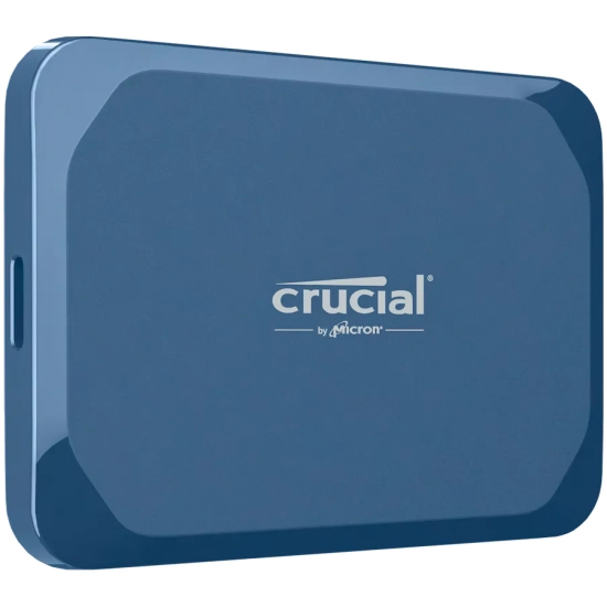 Zewnętrzny dysk SSD Crucial X10 4 TB w kolorze niebieski, wariant CT4000X10SSD9.