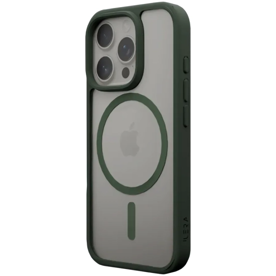 Etui iLera Go ColorAnt Clear ILGCACLCADG16PRMX do iPhone 16 Pro Max zielone