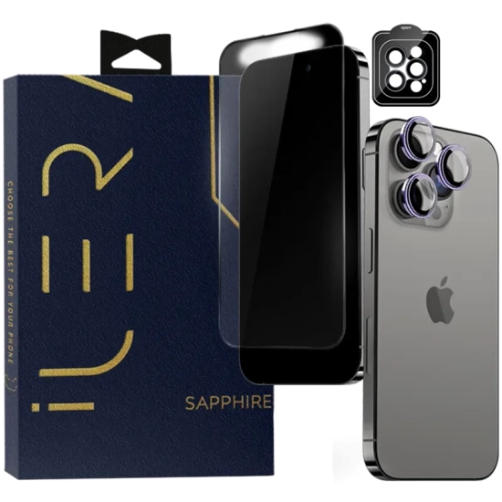 iLera Sapphire Ultra Glass do iPhone 15 Pro