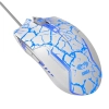 Mysz komputerowa E-BLUE Cobra przewodowa, biało-niebieska, 2500 DPI, e-box