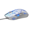 Mysz komputerowa E-BLUE Cobra przewodowa, biało-niebieska, 2500 DPI, e-box
