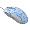 Mysz komputerowa E-BLUE Cobra przewodowa, biało-niebieska, 2500 DPI, e-box