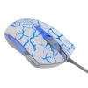 Mysz komputerowa E-BLUE Cobra przewodowa, biało-niebieska, 2500 DPI, e-box