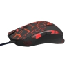 Mysz komputerowa E-BLUE Mazer Pro przewodowa, czarno-czerwona, 2500 DPI