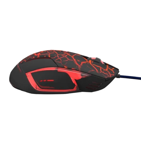 Mysz komputerowa E-BLUE Mazer Pro przewodowa, czarno-czerwona, 2500 DPI